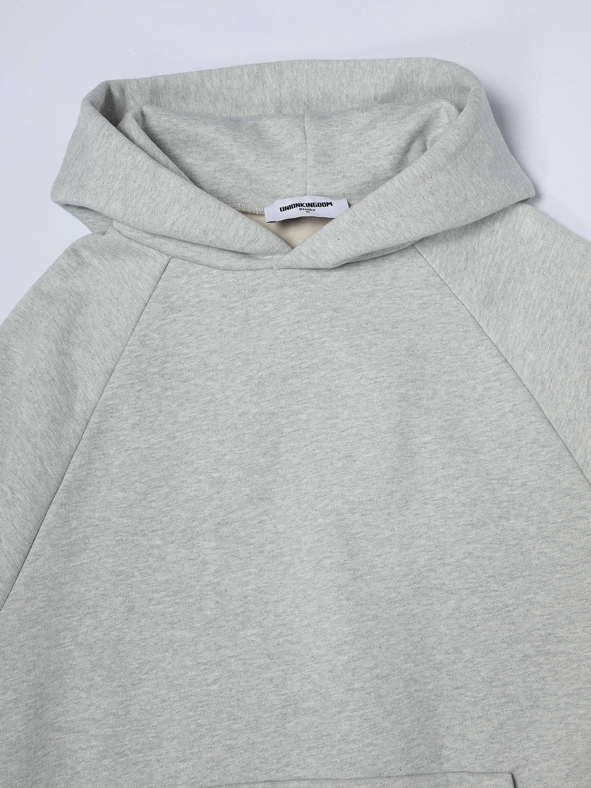 600 GSM RAGLAN CROPPED FIT 'FLOWER GRAY' HOODIE - Image 7