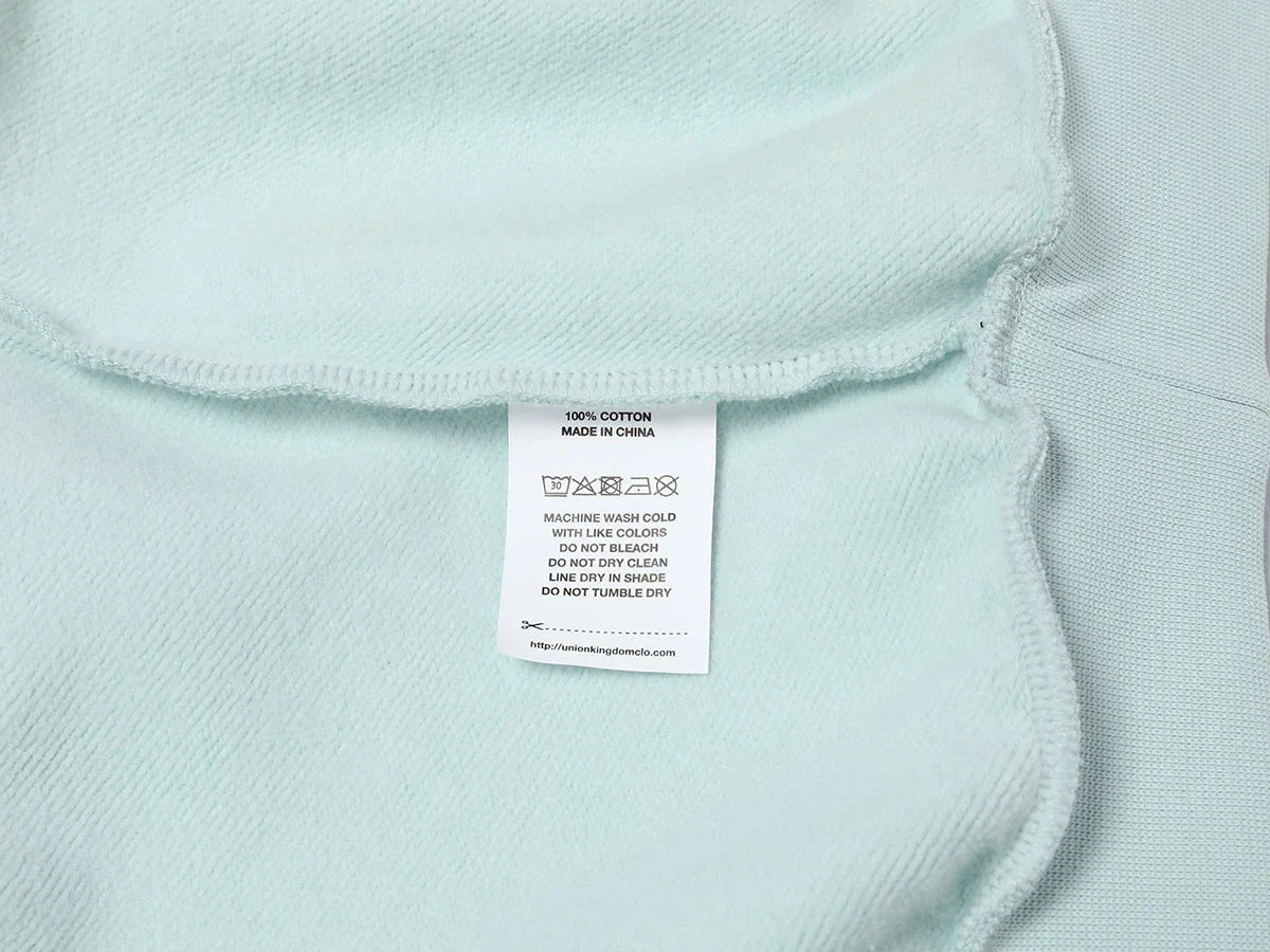 600 GSM RAGLAN CROPPED FIT 'LIGHT BULE' HOODIE - Image 5