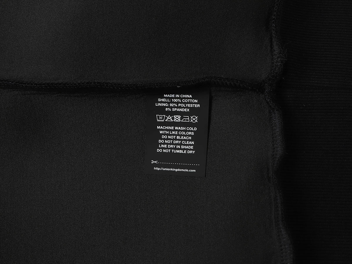 630 GSM BOXY CROPPED FIT QUARTER-ZIP 'BLACK’ SWEATER - Image 7