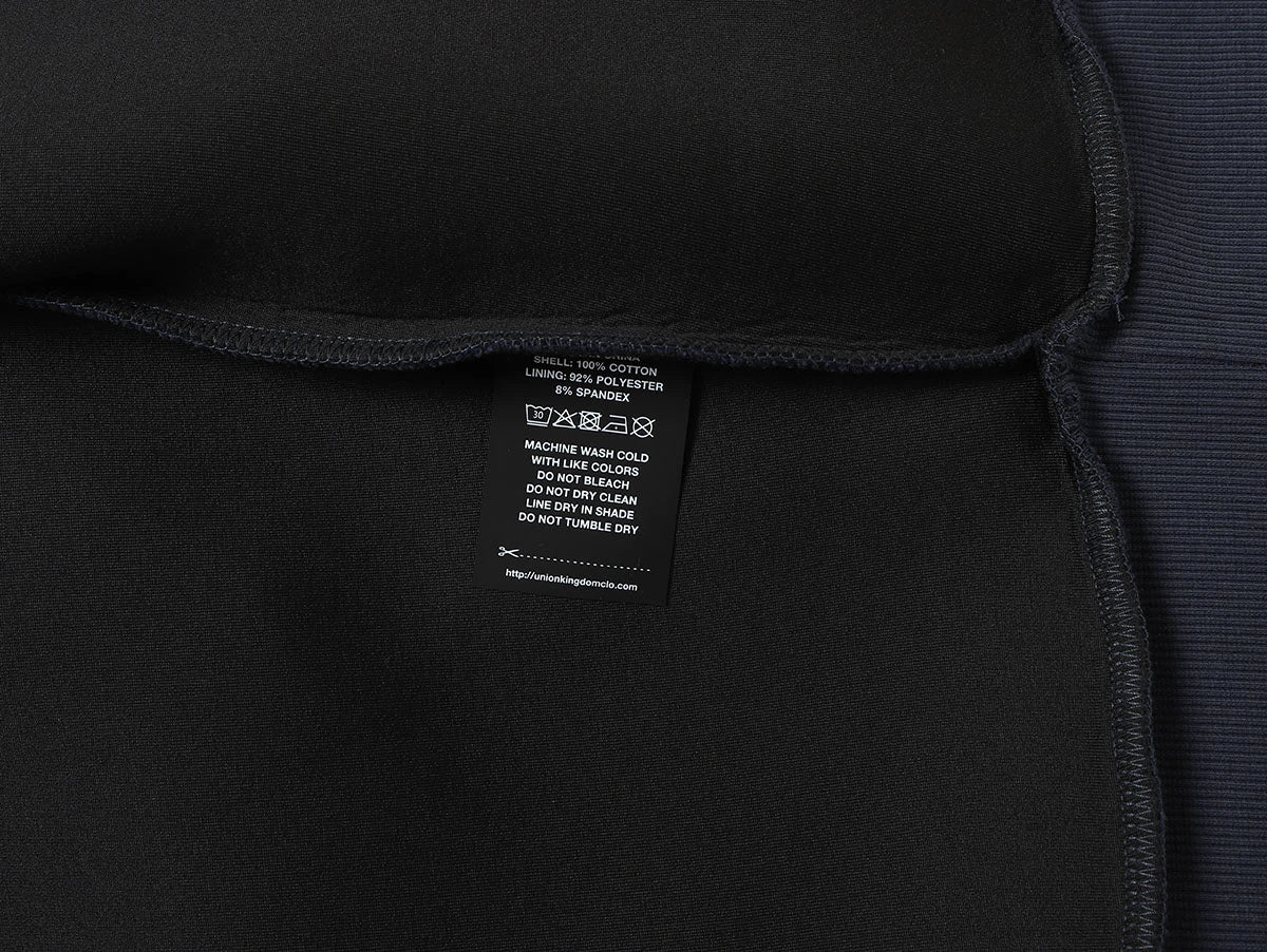 630 GSM BOXY CROPPED FIT QUARTER-ZIP 'STONE COAL’ SWEATER - Image 7
