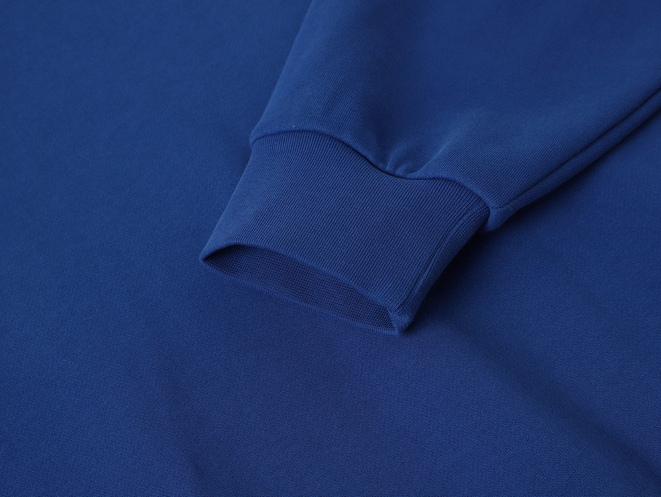 630 GSM BOXY CROPPED FIT 'CHEMICAL BLUE' HOODIE - Image 4