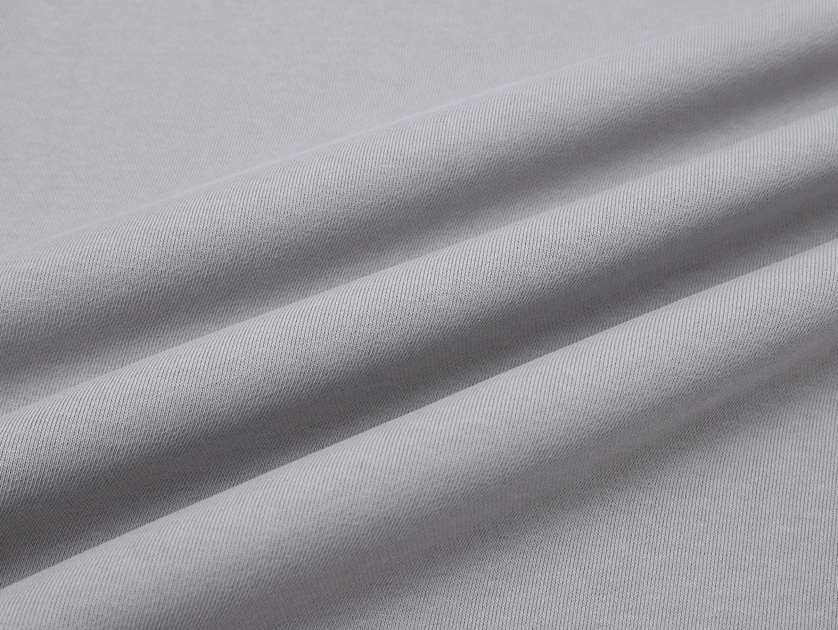 630 GSM BOXY CROPPED FIT 'ARCTIC GRAY' CREWNECK - Image 5