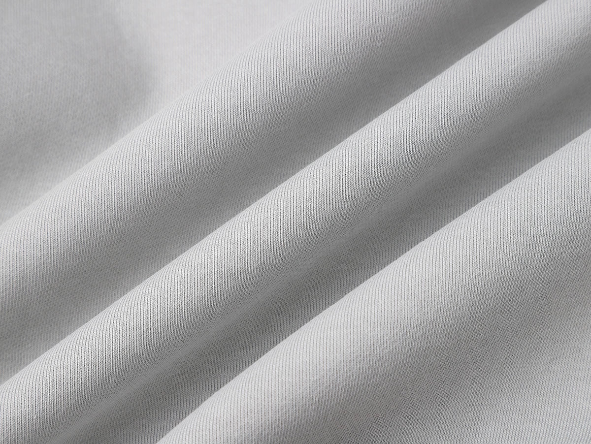 630 GSM BOXY CROPPED FIT 'ARCTIC GRAY' HOODIE - Image 5