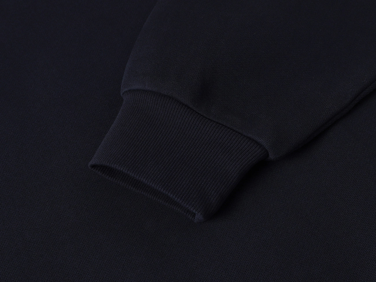 630 GSM BOXY CROPPED FIT 'NAVY BLUE' CREWNECK - Image 4