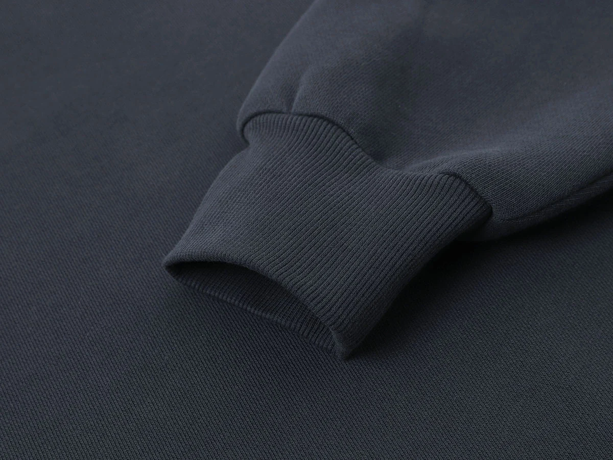 630 GSM BOXY CROPPED FIT 'STONE COAL' CREWNECK - Image 5