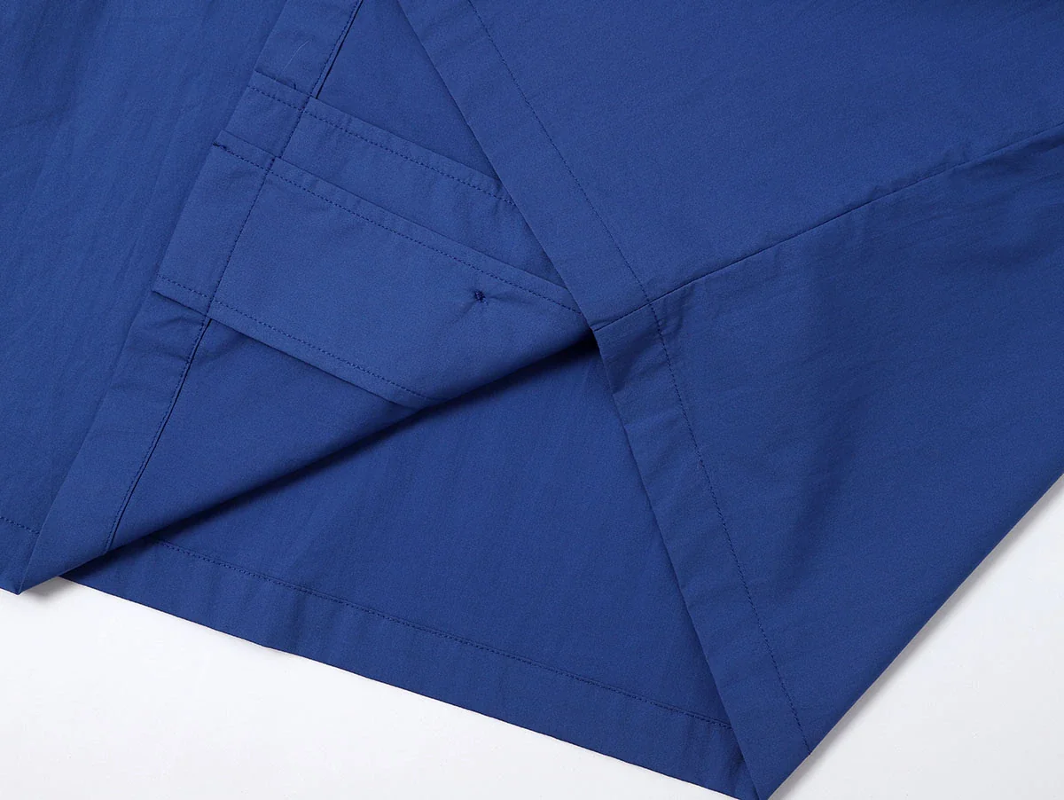 BOXY CROPPED FIT 'BLUE' CUBAN SHIRT - Image 7
