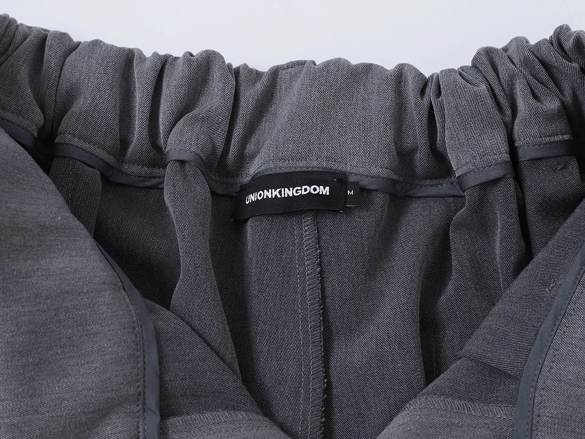 LOOSE FIT PLEATED 'GRAY' SHORTS - Image 3