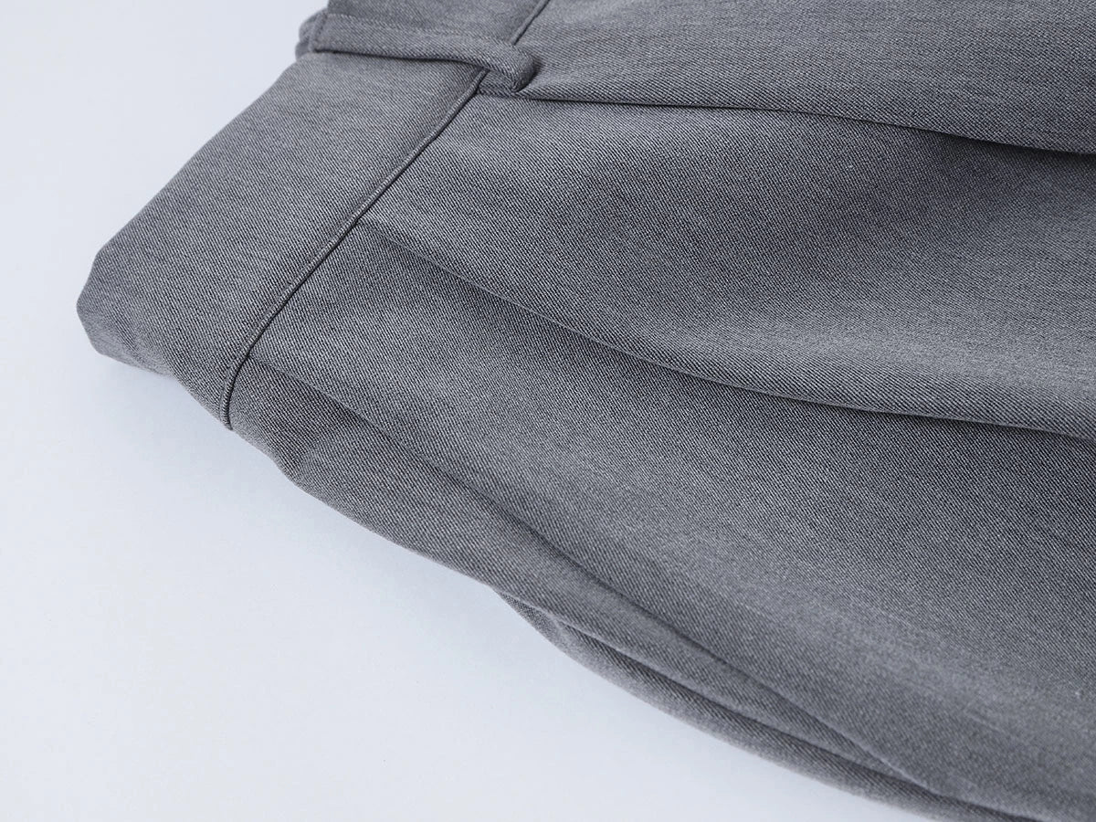 LOOSE FIT PLEATED 'GRAY' SHORTS - Image 5