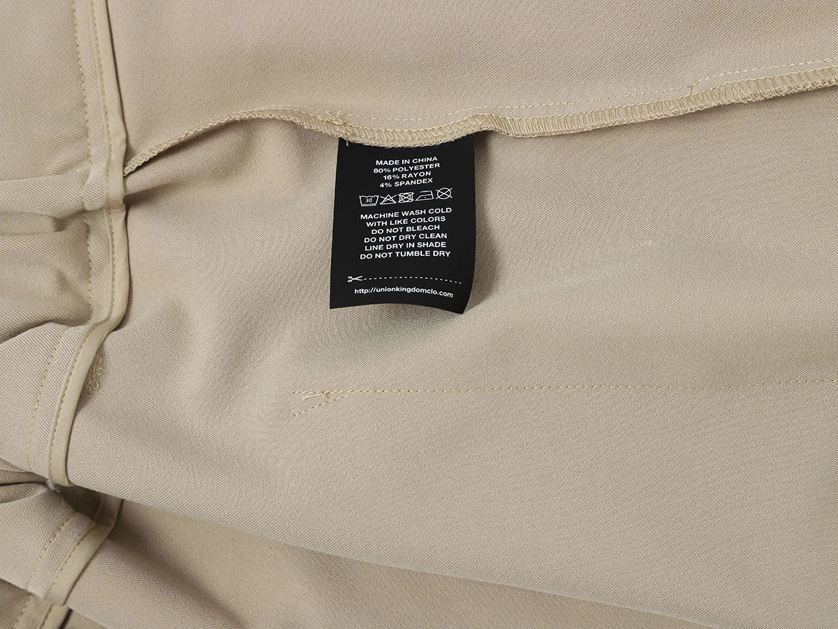 LOOSE FIT PLEATED 'SAND' SHORTS - Image 9