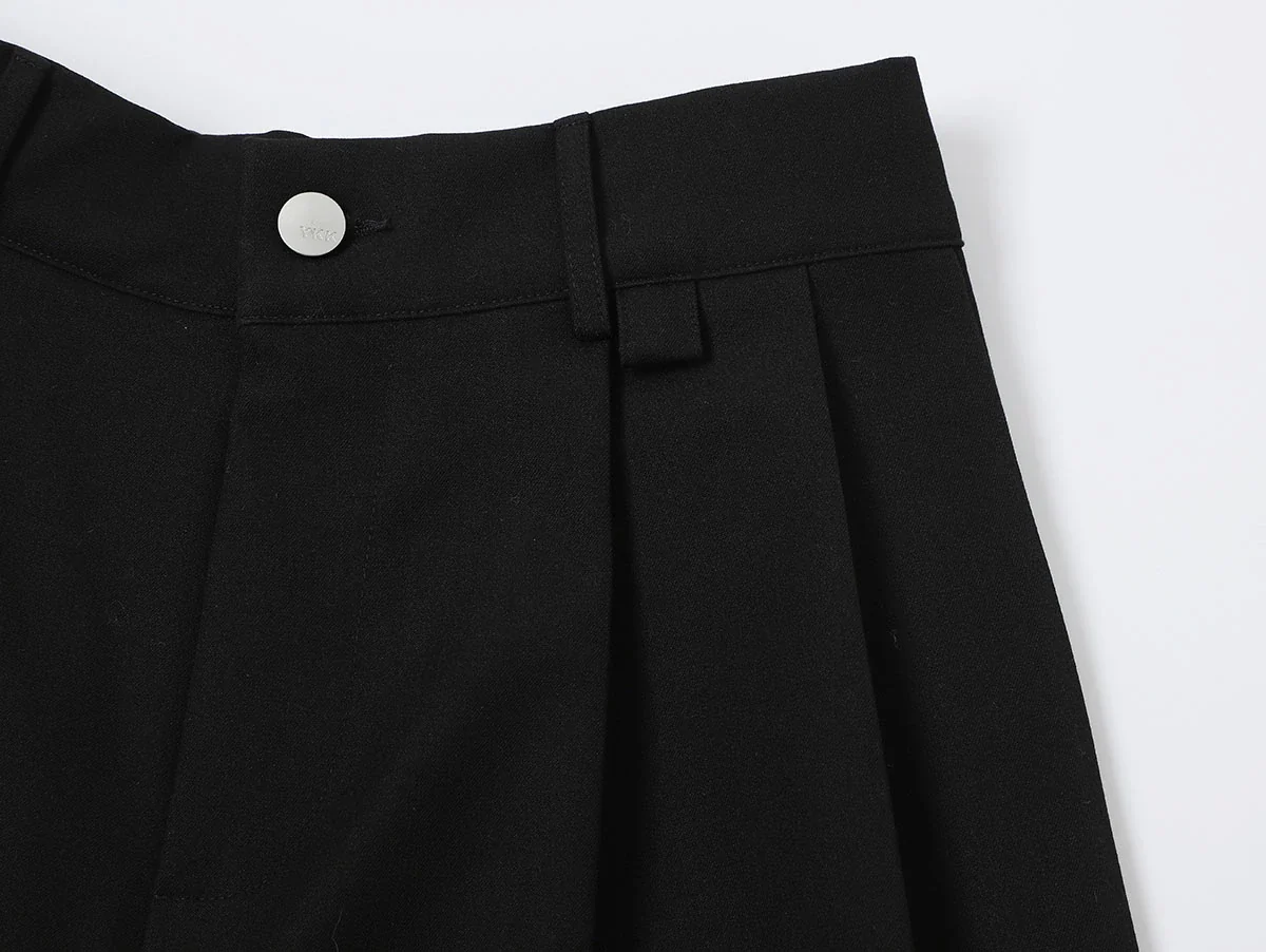 BAGGY FIT 'BLACK' PLEATED PANTS - Image 5