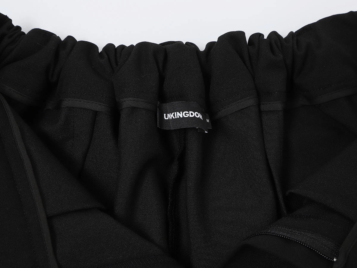 BAGGY FIT 'BLACK' PLEATED PANTS - Image 6