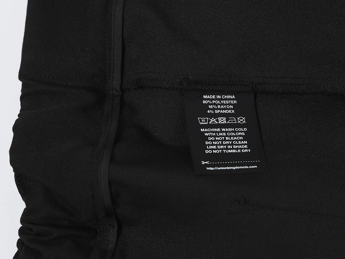 BAGGY FIT 'BLACK' PLEATED PANTS - Image 8