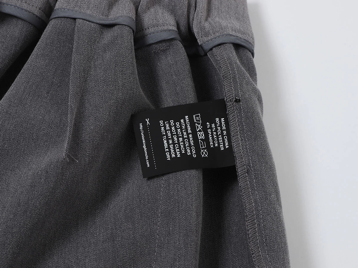 BAGGY FIT 'GRAY' PLEATED PANTS - Image 7